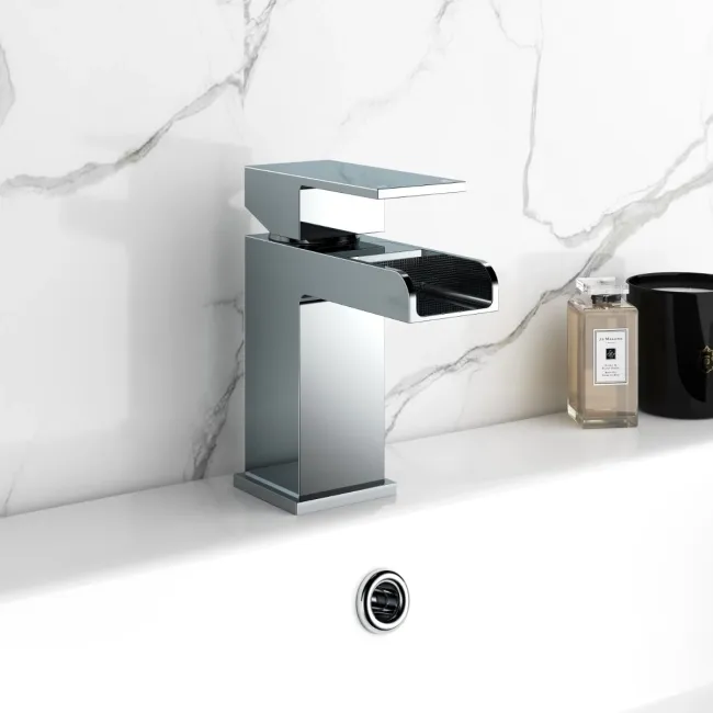 Avon Chrome Waterfall Basin Mixer Tap