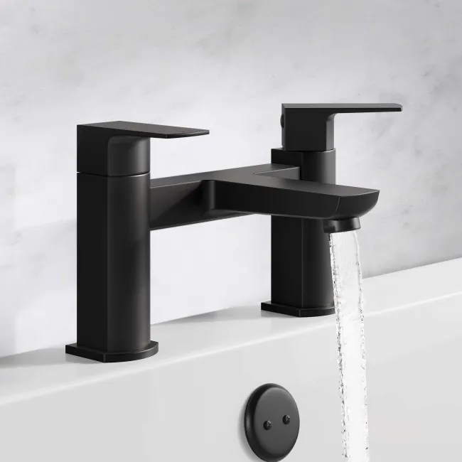 Soar Matt Black Bath Filler