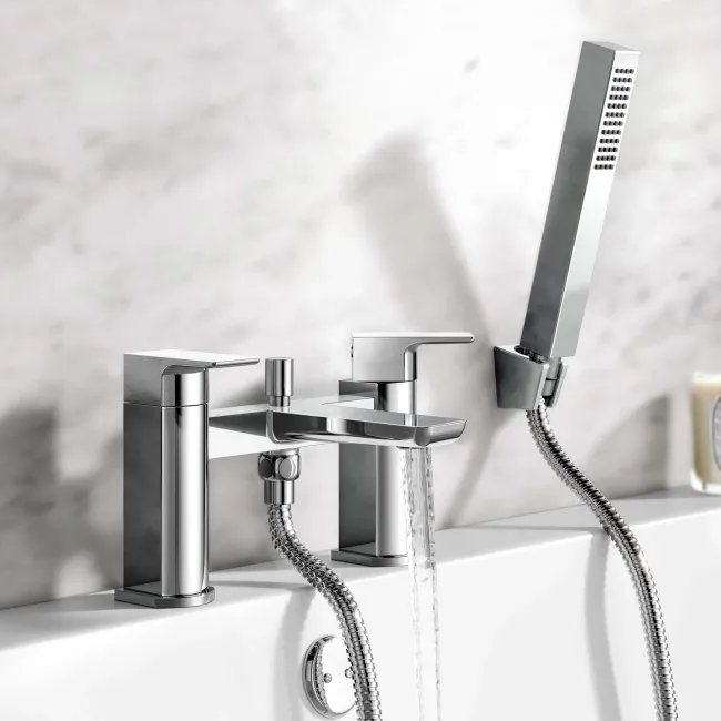 Ribble Chrome Bath Filler & Handheld Shower