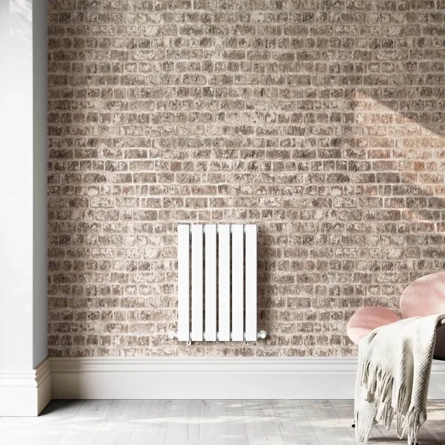 Faro White Double Flat Panel Horizontal Radiator 600x420mm