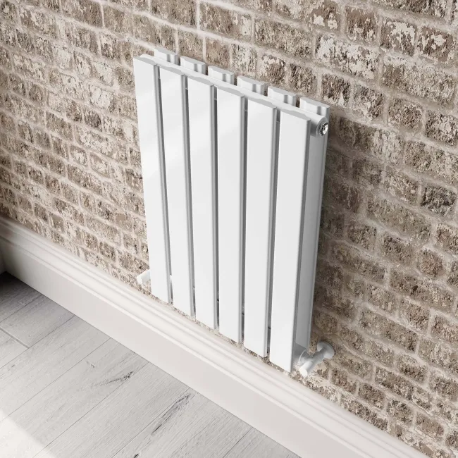 Faro White Double Flat Panel Horizontal Radiator 600x420mm
