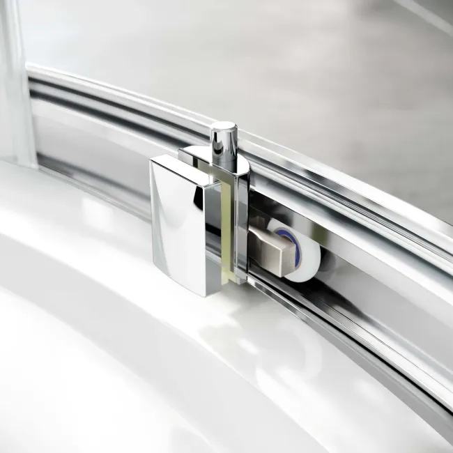 Hamburg Easy Clean 8mm Quadrant Shower Enclosure 900x900mm - Easy Fix Feature