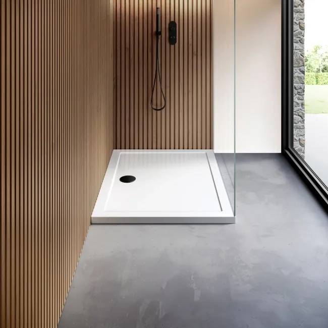 Cairo Rectangular SMC Composite Shower Tray 1200x700mm