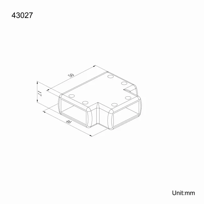 Munich Matt Black Grid Wet Room Glass Enclosure Connector