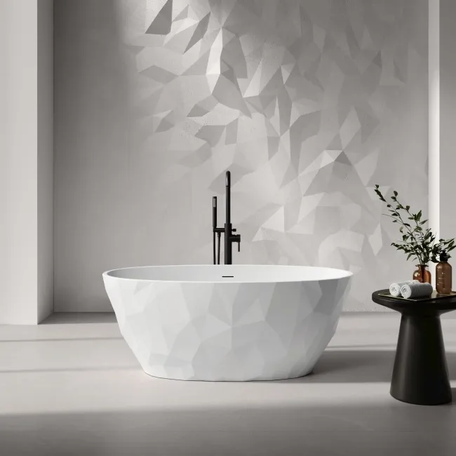 Ealing 1500mm Matt White Freestanding Bath