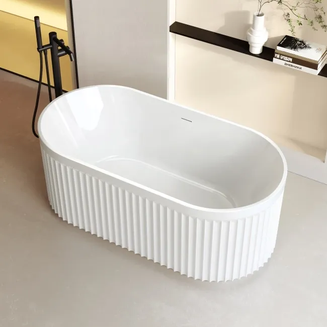 Finchley 1500mm Fluted Freestanding Bath