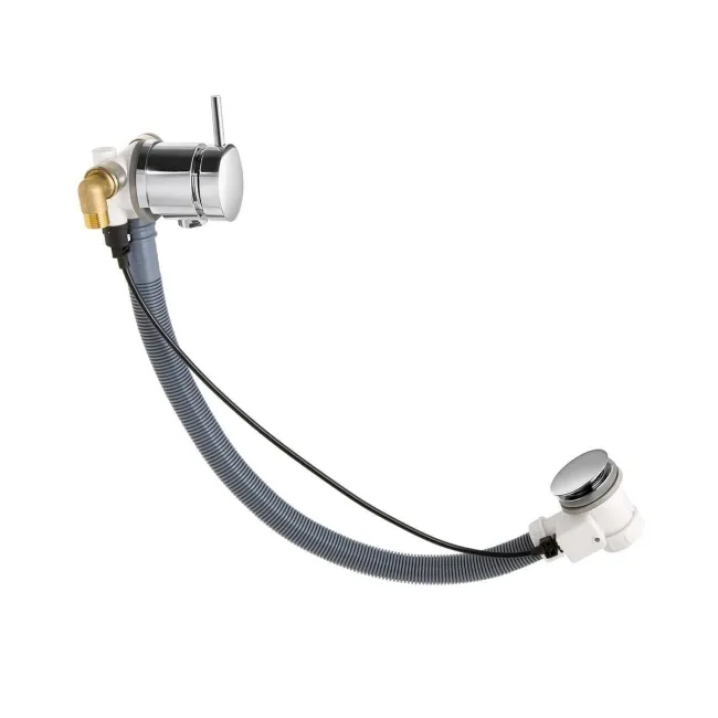 Dual Function Overflow Bath Filler & Pop-Up Waste