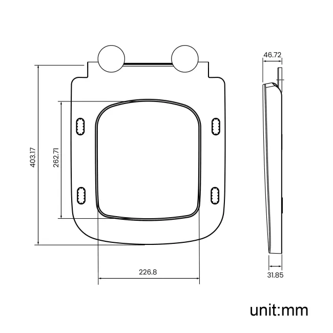 Dallas Quick Release Soft Close Toilet Seat