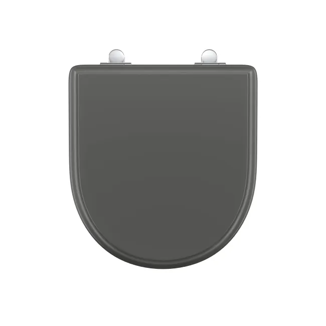 Kansas Traditional Graphite Grey Wooden Soft Close Seat