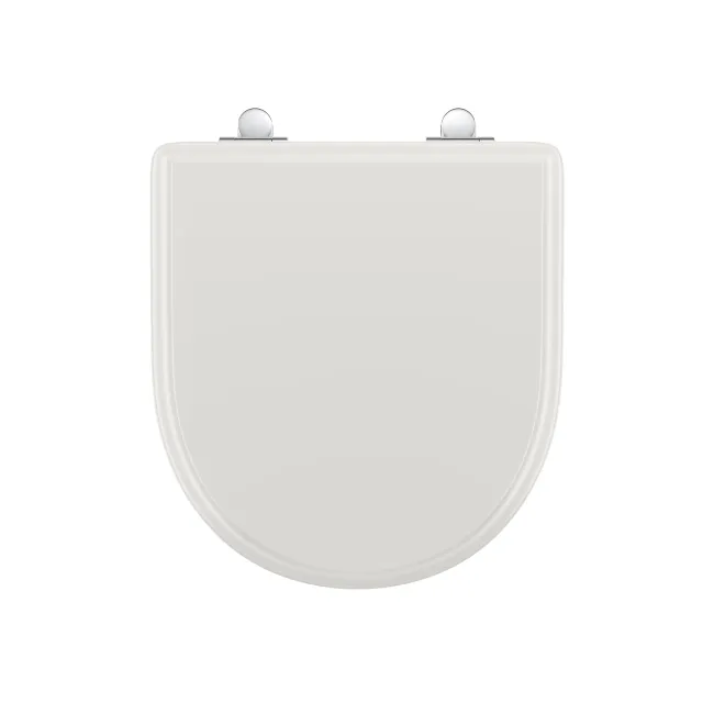 Kansas Traditional Cotton White Wooden Soft Close Seat