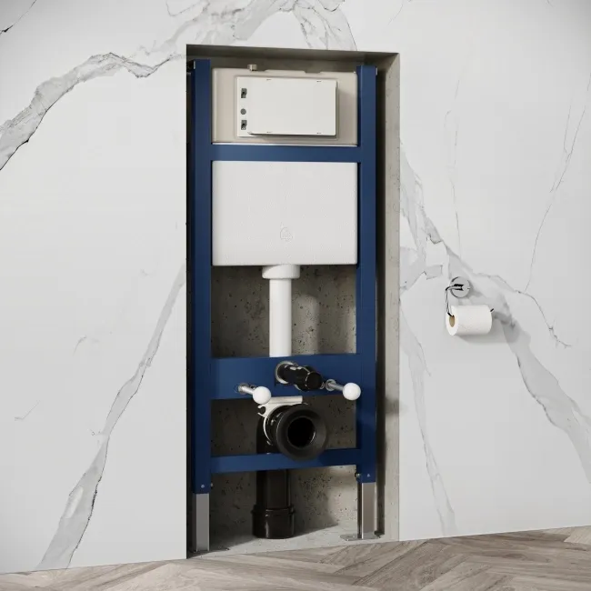 Idaho Pneumatic Wall Hung Toilet Frame with Cistern - Excludes Flush Plate