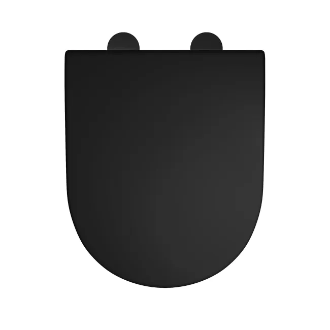 Loma Matt Black Quick Release Premium Soft Close Slim Seat