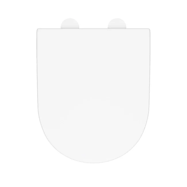 Loma Matt White Quick Release Premium Soft Close Slim Seat