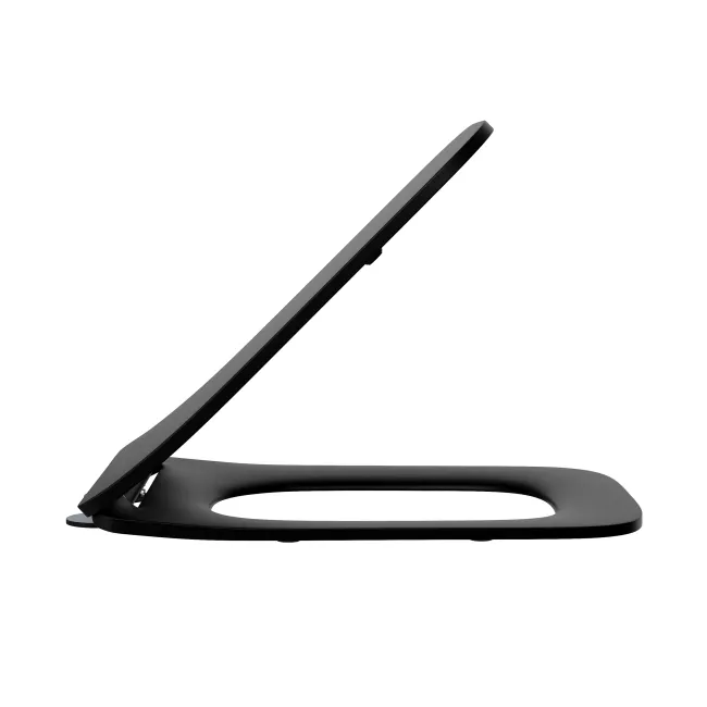Kent Matt Black Quick Release Premium Soft Close Slim Seat
