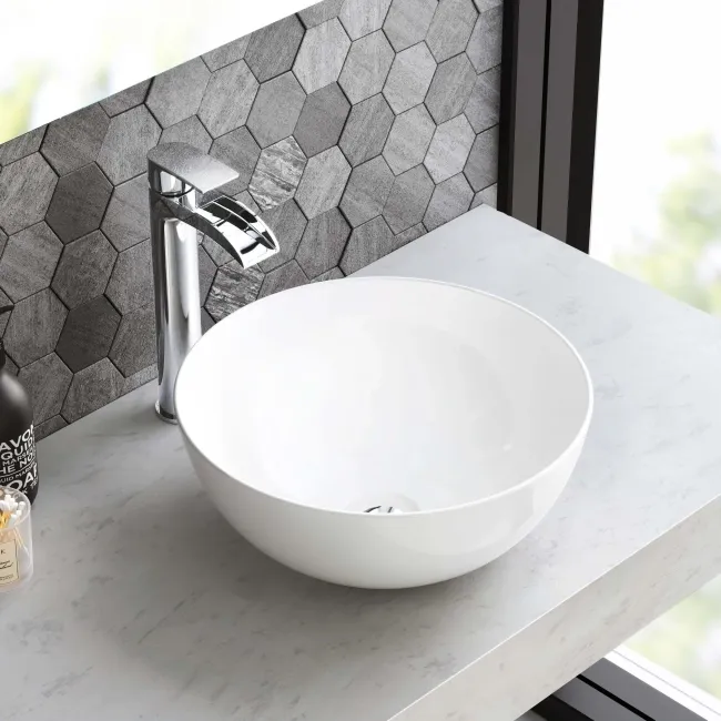 Oakland Round Counter Top Basin 355mm
