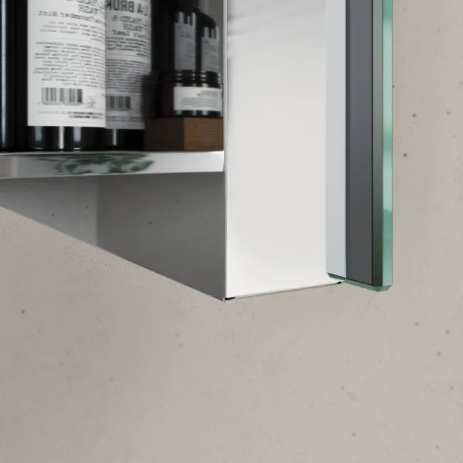 Madelyn Illuminated LED Corner Mirror Cabinet 600mm Tall