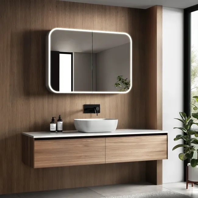 Willow Illuminated LED Mirror Cabinet 700x1000mm