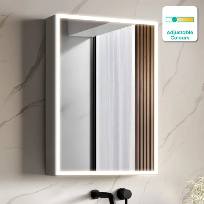 Margot Illuminated LED Mirror Cabinet 700x500mm