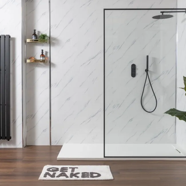 Trepanel Aqua® Shower Panel PVC H Joint Silver