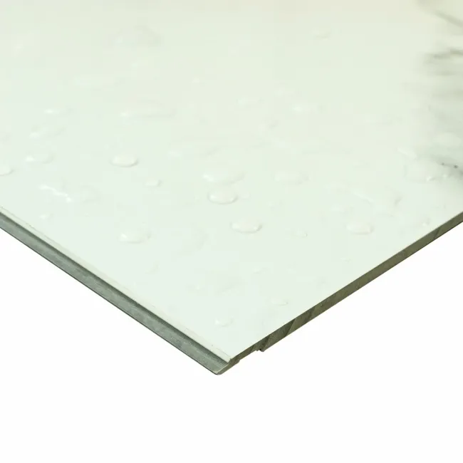 Trepanel Aqua Luxe®Bold Carrara Marble Effect Satin Embossed SPC Wall Panel 4 Pack (Covers 2.80 SQM)