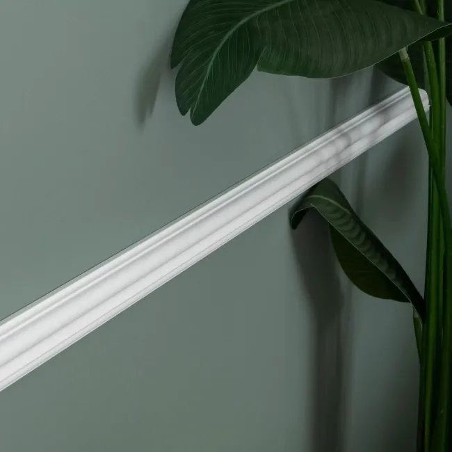 Trepanel Style® Paintable Swan Neck Moulded PS Wall Beading/Dado