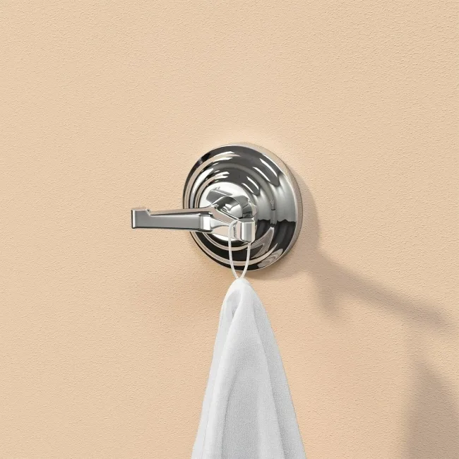 Eleanor Traditional Chrome double Robe Hook