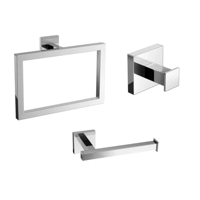 Isla Chrome 3 Pieces Accessory Set