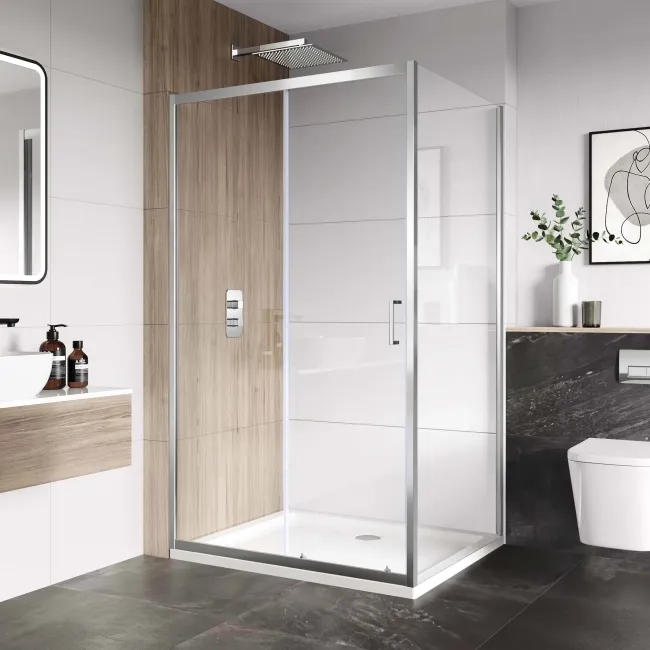 London 6mm Sliding Shower Enclosure 1100x900mm