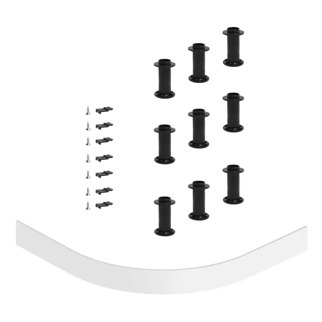 Cairo SMC Composite Leg Set and Plinths for Quadrant Trays