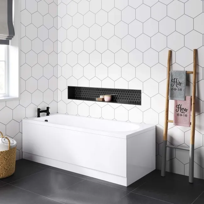 Stafford 1700x700 Round Single Ended bath