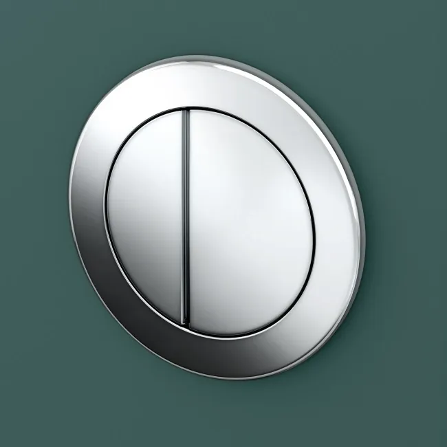 Arizona Pneumatic Concealed Cistern With Chrome Round Push Button