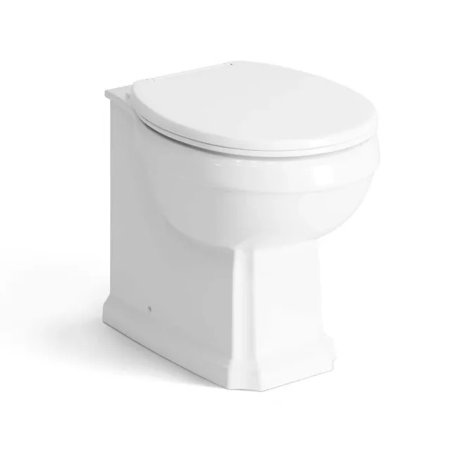 Hudson Traditional Back To Wall Toilet With Soft Close Seat