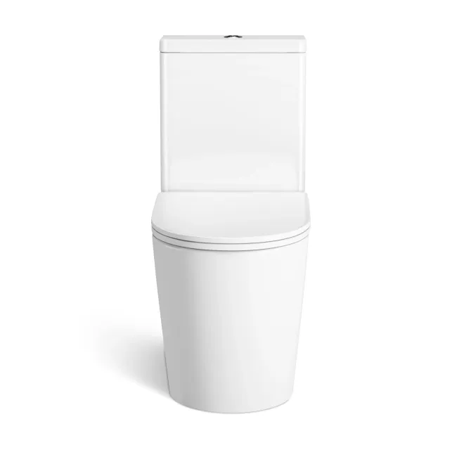 Loma Rimless Comfort Height Close Coupled Toilet With Premium Soft Close Slim Seat