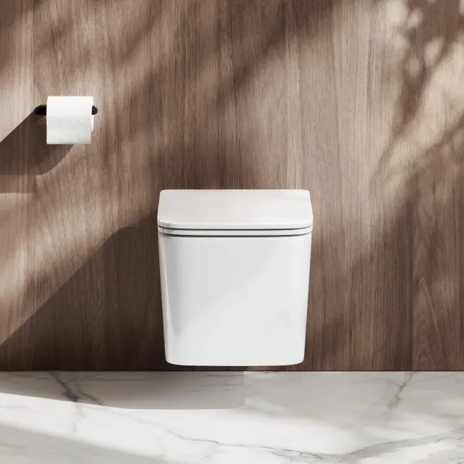 Kent Rimless Tornado Wall Hung Toilet With Premium Soft Close Slim Seat
