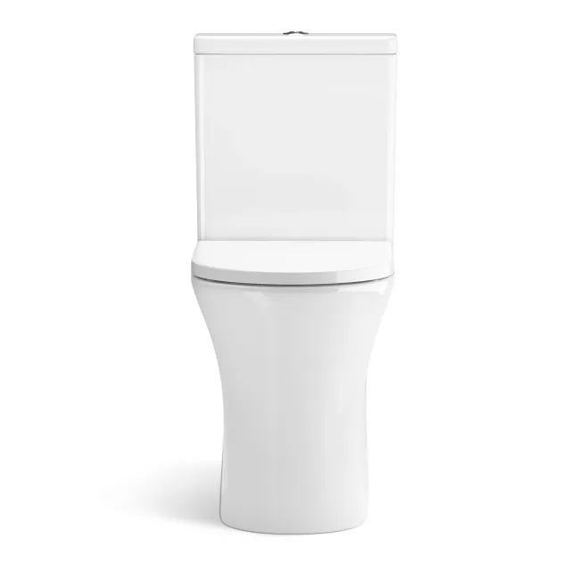 Brooklyn Rimless Comfort Height Close Coupled Toilet With Soft Close Seat