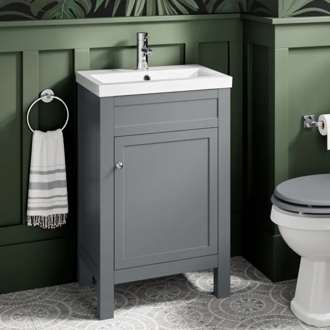Bermuda Dove Grey Basin Vanity 500mm