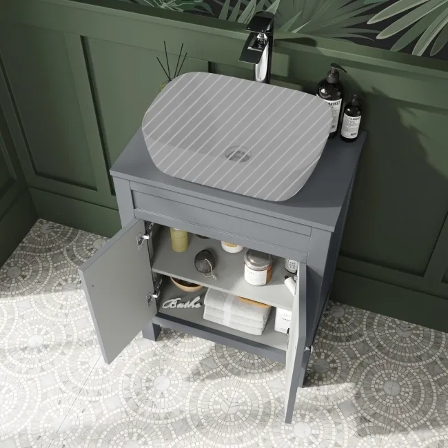 Bermuda Dove Grey Vanity 600mm