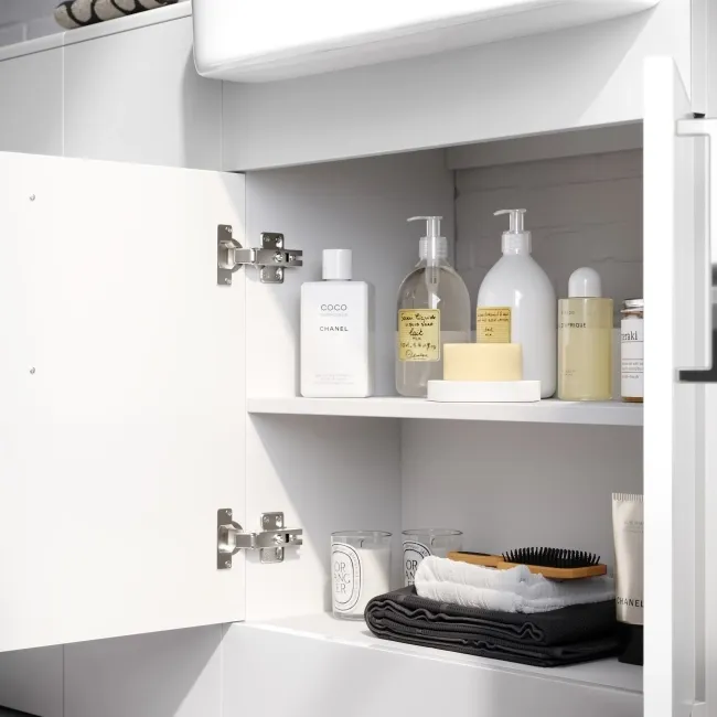 Harper Gloss White Combination Vanity Basin and Miami Toilet 1500mm