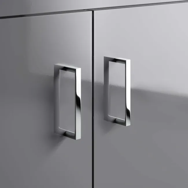 Quartz Stone Grey with Semi Recessed Basin 650mm