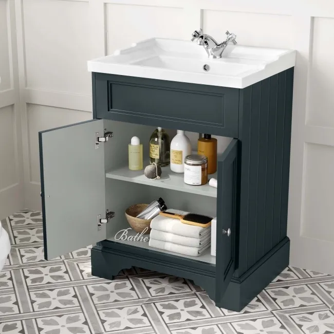 Lucia Inky Blue Basin Vanity 630mm