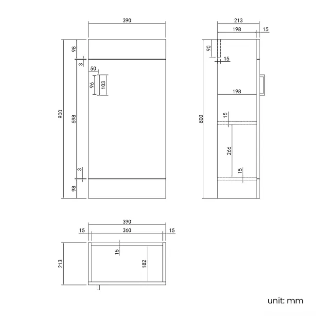 Quartz Gloss White Cloakroom Floor Standing Basin Vanity 400mm