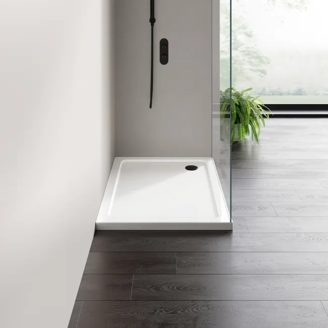 London Rectangular Stone Shower Tray 1100x800mm