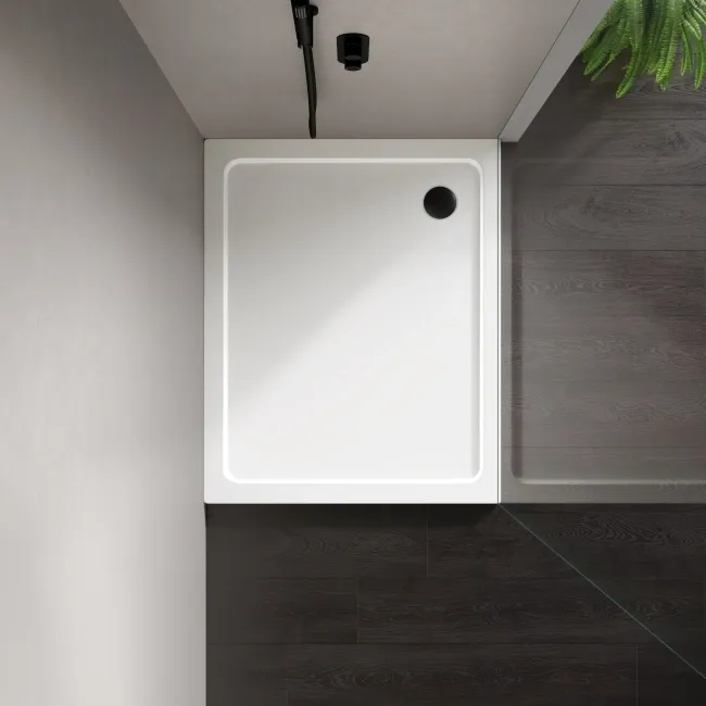 London Rectangular Stone Shower Tray 1100x900mm