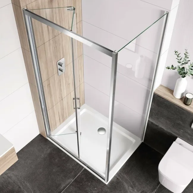 London 6mm Bifold Shower Enclosure 1000x760mm