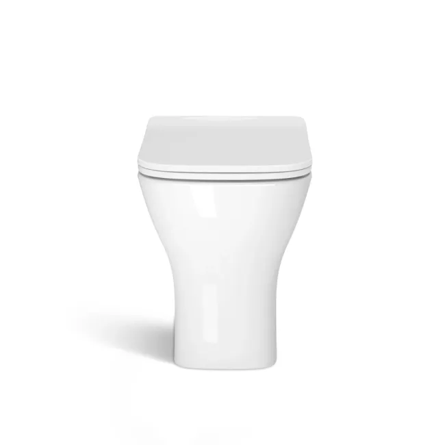 Atlanta Rimless Comfort Height Back To Wall Toilet With Premium Soft Close Slim Seat
