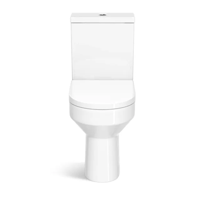 Lodi Rimless Comfort Height Close Coupled Toilet With Soft Close Seat