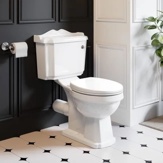 Lima Traditional Close Coupled Toilet With Soft Close Seat