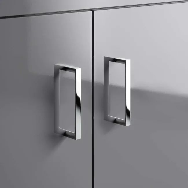 Quartz Stone Grey Basin Vanity and Back To Wall Toilet Unit 1050mm