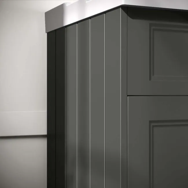 Lucia Graphite Grey Basin Vanity 830mm