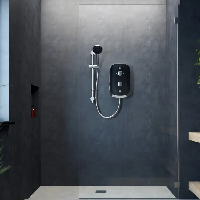 Aqualisa eMOTION Electric Shower - 10.5KW - Midnight Black